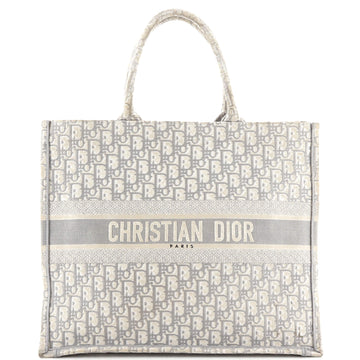Christian Dior Book Tote Oblique Canvas Large