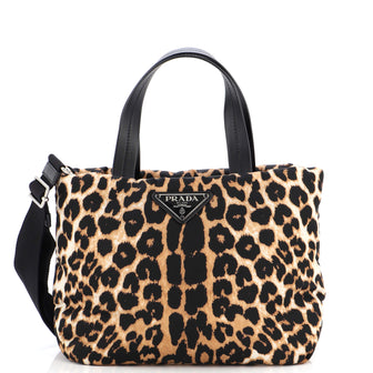 Prada Soft Tote Printed Tessuto