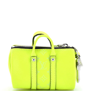 Louis Vuitton Mini Keepall Bag Charm And Key Holder Monogram Taigarama