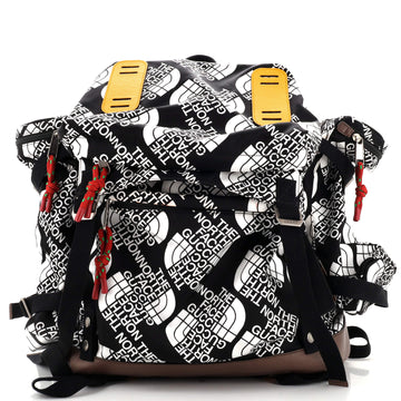 Gucci Gucci x The North Face Flap Backpack Printed Nylon Large
