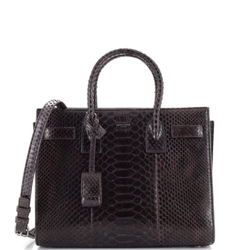 Saint Laurent Sac de Jour Bag Python Baby