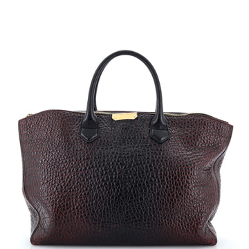 Burberry Dewsbury Convertible Tote Heritage Grained Leather Medium