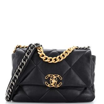 Chanel 19 Flap Bag Quilted Leather Medium