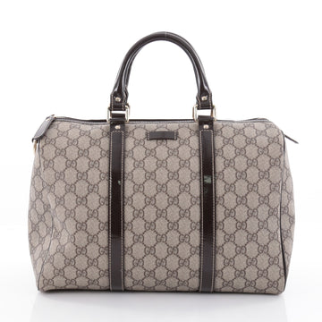 Gucci Joy Boston Bag GG Coated Canvas Medium Gray 2247701