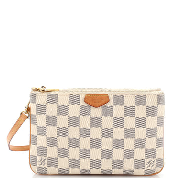 Louis Vuitton Double Zip Pochette Damier