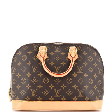 Louis Vuitton Vintage Alma Handbag Monogram Canvas PM