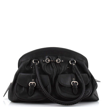 Christian Dior My Dior Pocket Satchel Leather Large