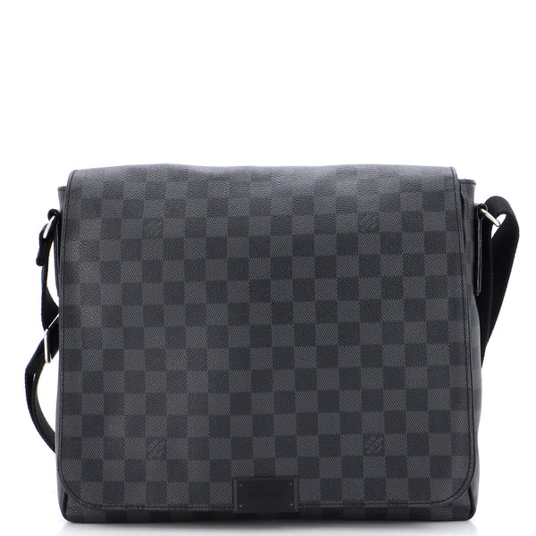 Shop Louis Vuitton DAMIER GRAPHITE 2022-23FW Leather Crossbody Bag Logo  Messenger & Shoulder Bags (N42710) by Sincerity_m639