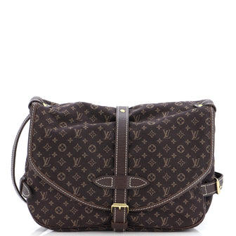 Louis Vuitton Saumur Handbag Mini Lin 30