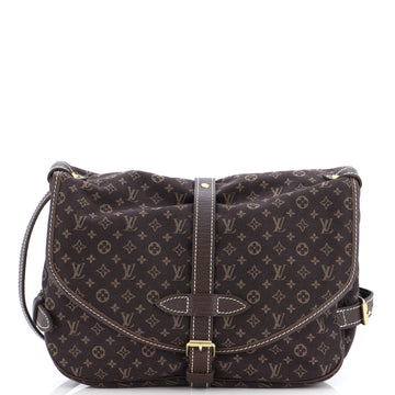 Louis Vuitton Saumur Handbag Mini Lin 30