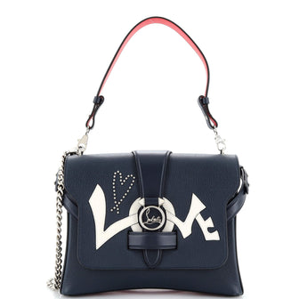 Christian Louboutin Rubylou Love Convertible Satchel Leather Small