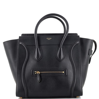 Celine Luggage Bag Smooth Leather Mini