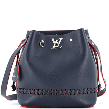Louis Vuitton Lockme Bucket Bag Braided Leather
