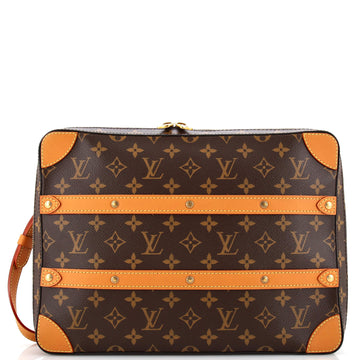 Louis Vuitton Soft Trunk Messenger Bag Monogram Canvas MM