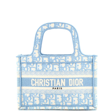 Christian Dior Book Tote Oblique Canvas Mini