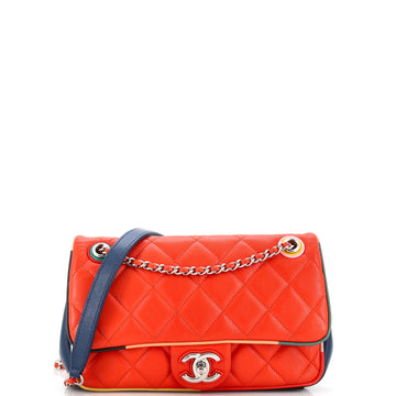 Chanel Cuba Color Flap Bag Quilted Lambskin Small