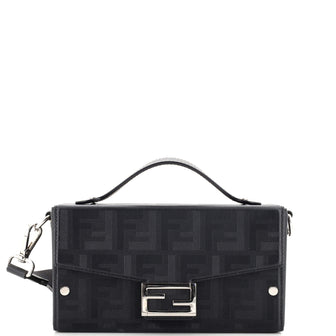 Fendi Baguette Soft Trunk Bag Zucca Leather
