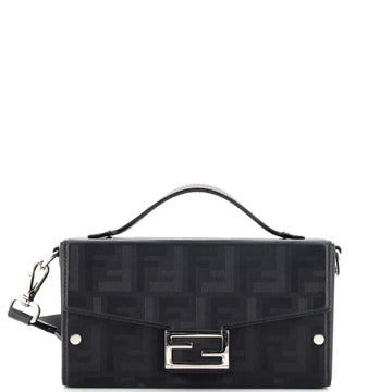 Fendi Baguette Soft Trunk Bag Zucca Leather