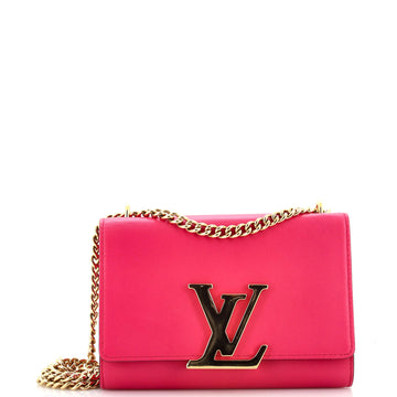 Louis Vuitton Chain Louise Clutch Leather MM