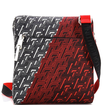 Christian Louboutin Benech Reporter Bag Printed Nylon Medium