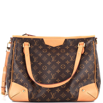 Louis Vuitton Estrela Handbag Monogram Canvas MM Brown 22479727