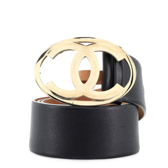 Chanel Oval CC Belt Calfskin Wide