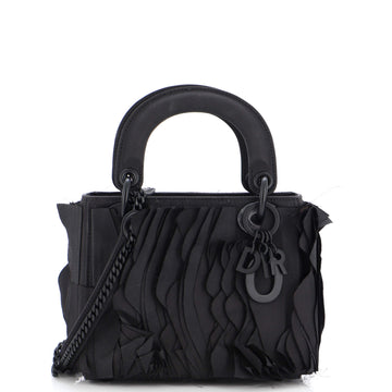 Christian Dior Lady Dior Bag Limited Edition Joel Andrianomearisoa Mille Feuille Ripples Leather Mini