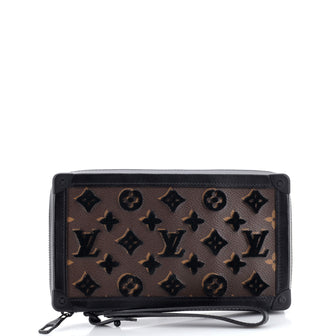Louis Vuitton Soft Trunk Bag Monogram Tuffetage Canvas Mini Brown