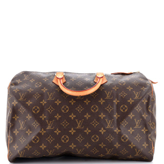 Louis Vuitton Speedy Handbag Monogram Canvas 40