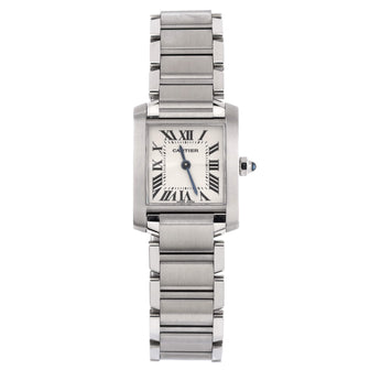 Cartier Tank Francaise Quartz Watch Stainless Steel 20