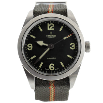 Tudor Ranger Automatic Watch Stainless Steel and Fabric 39