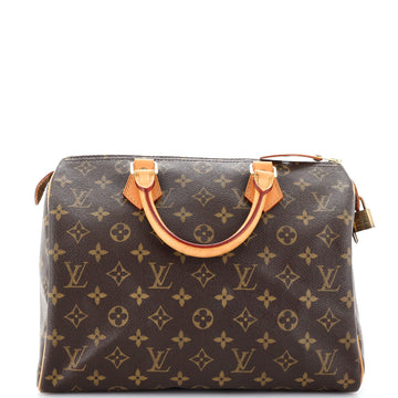Louis Vuitton Speedy Handbag Monogram Canvas 30