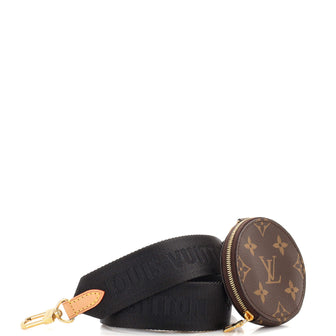 Louis Vuitton Multi Pochette Accessoires Bandouliere Shoulder Strap Canvas  with Monogram Canvas Black 22479759