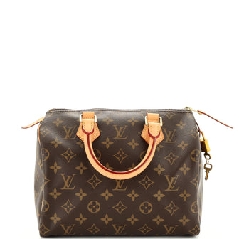 Louis Vuitton Speedy Handbag Monogram Canvas 25