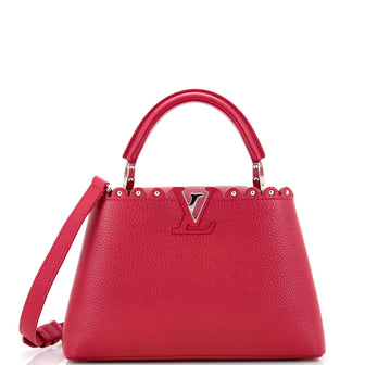 Louis Vuitton Capucines Bag Leather with Embellished Detail PM