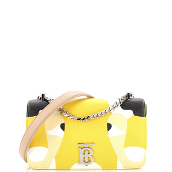 Burberry Lola Shoulder Bag Printed Leather Small