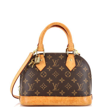 Louis Vuitton Alma Handbag Monogram Canvas BB