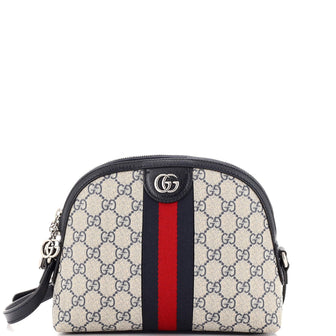 Gucci Ophidia Dome Shoulder Bag GG Coated Canvas Small