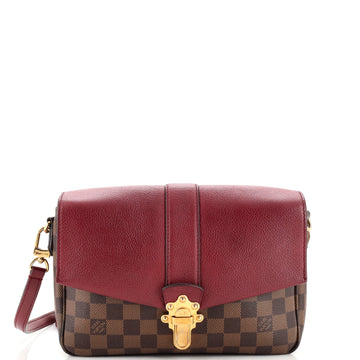 Louis Vuitton Clapton Handbag Damier and Leather PM