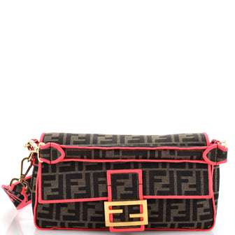 Fendi Baguette NM Bag Zucca Canvas Medium