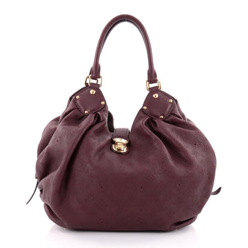 Louis Vuitton L Hobo Mahina Leather Red 2248301