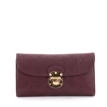 Louis Vuitton Amelia Wallet Mahina Leather Red 2248302