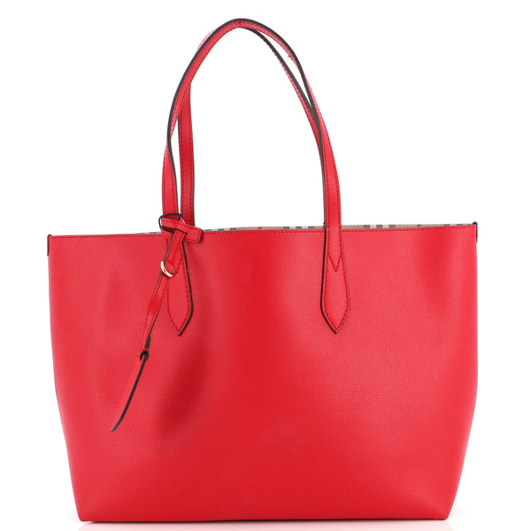 burberry tote bag red