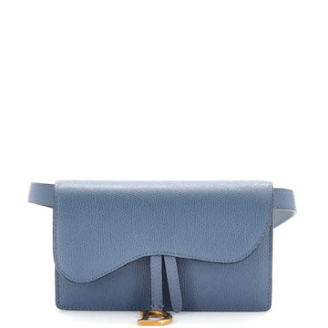 Christian Dior Saddle Rectangular Belt Bag Leather
