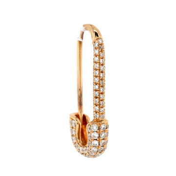 Anita Ko Safety Pin Earring Earrings 18K Rose Gold with Diamonds Mini