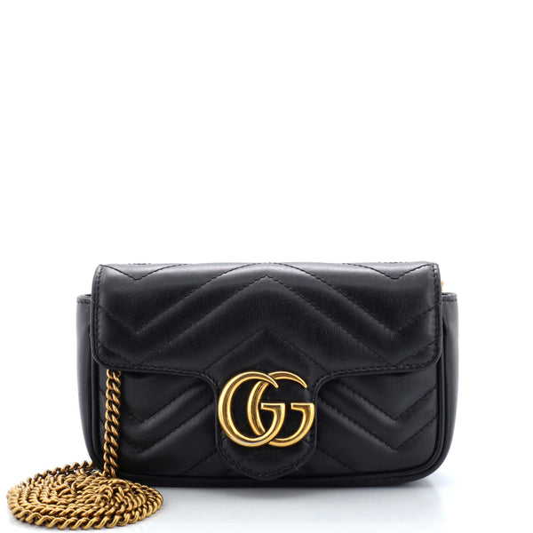 Gucci GG Marmont leather super mini bag