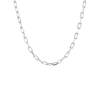 Cartier Santos de Cartier Chain Necklace 18K White Gold Short
