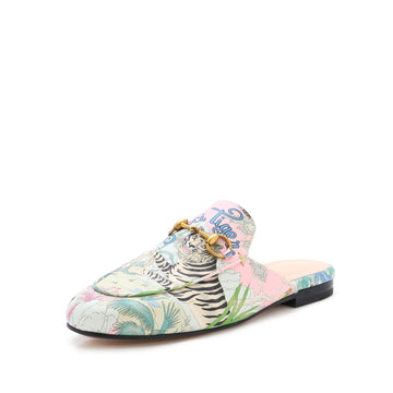 Gucci Women's Princetown Mules Printed Leather