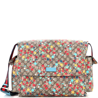 Gucci Diaper Bag Printed GG Coated Canvas