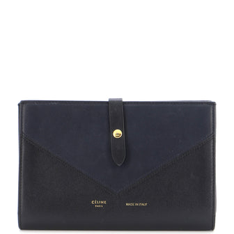 Celine Multifunction Strap Wallet Leather Large